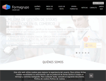 Tablet Screenshot of formagrupo.com